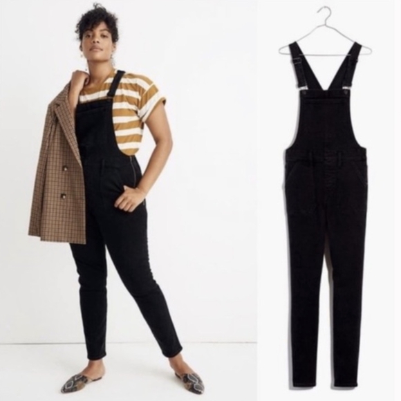 Madewell Pants - Madewell Black Jeans Overalls Size M
